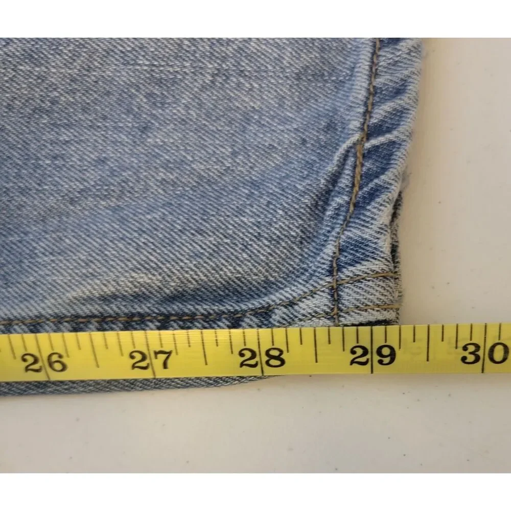 Levi's 560 Mens Size 50X30 Blue Medium Wash Comfort Fit Straight Leg Jeans